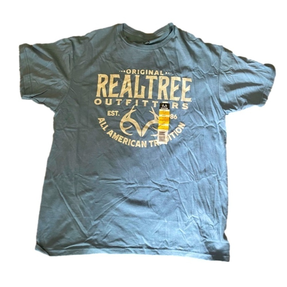 RealTree men’s graphic T-shirt, size large